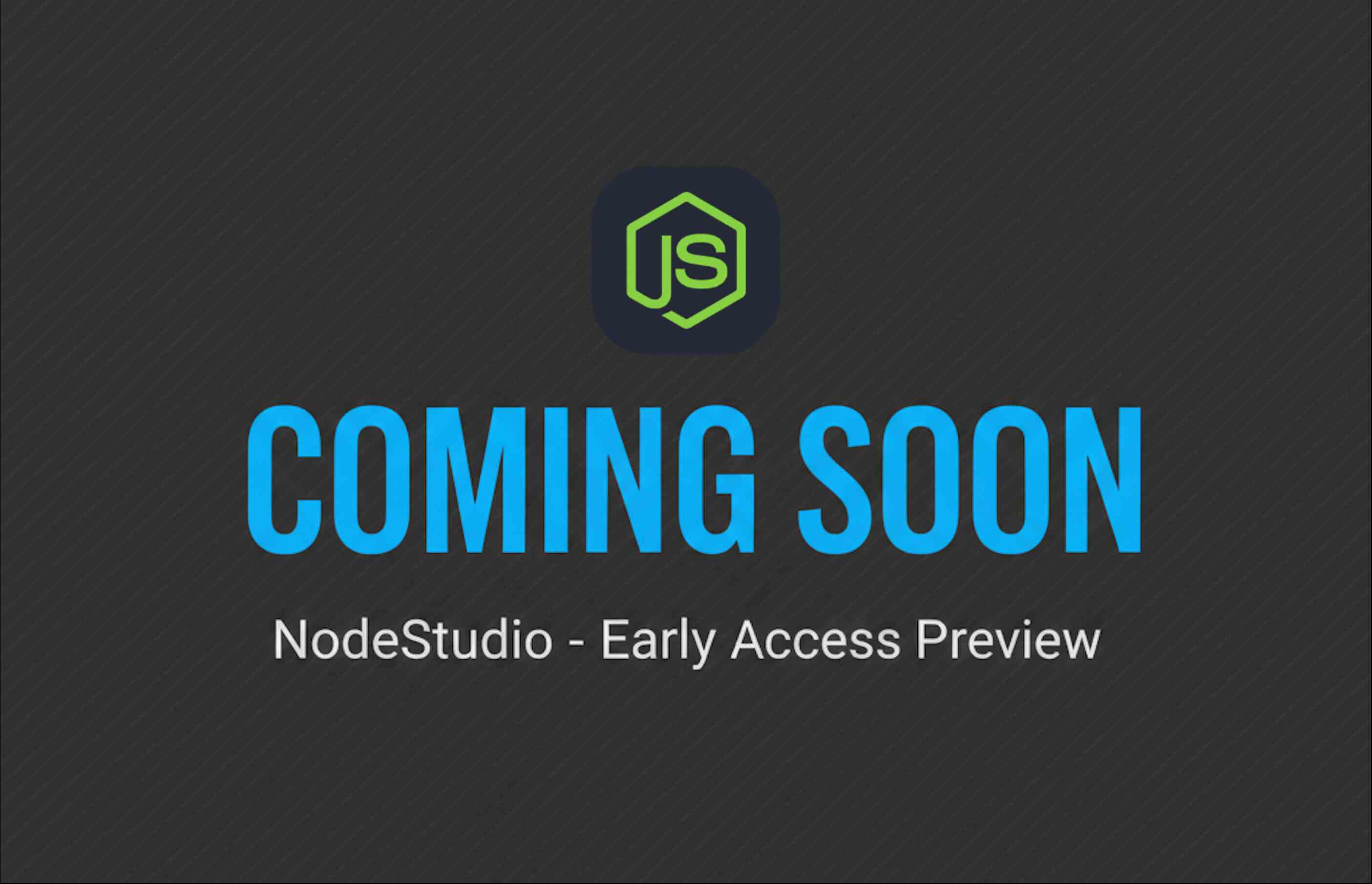 Coming Soon: NodeStudio
